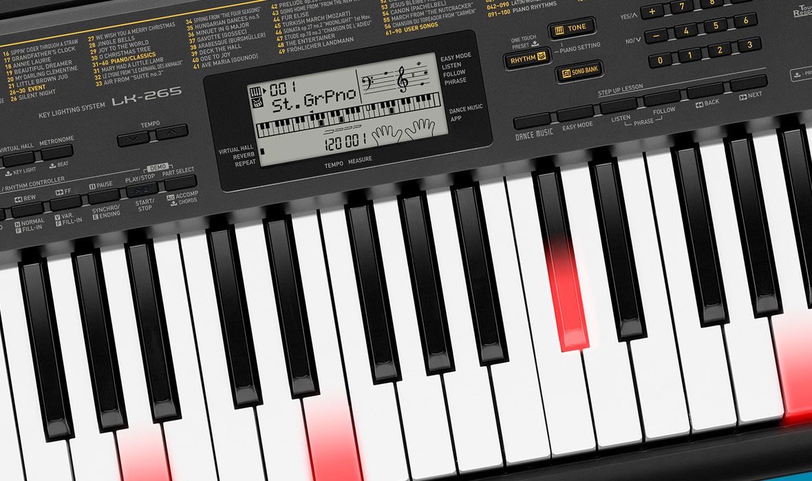 CASIO Lighted Key Keyboards | CASIO Music